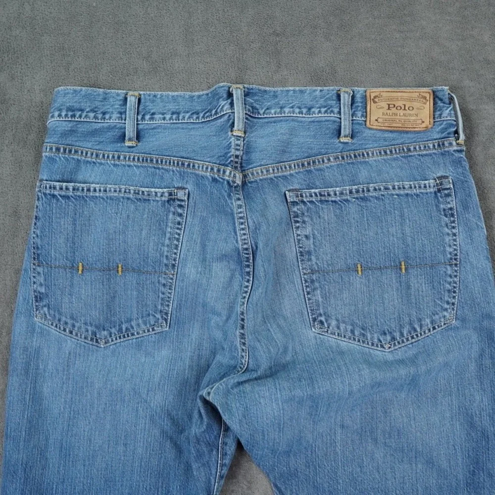 Polo‎ Ralph Lauren Hampton Jeans Men 38Tx36 Blue Tall Straight RL Logo Western